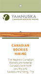 Mobile Screenshot of canadianrockieshiking.com